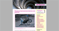Desktop Screenshot of ms-reporter.de